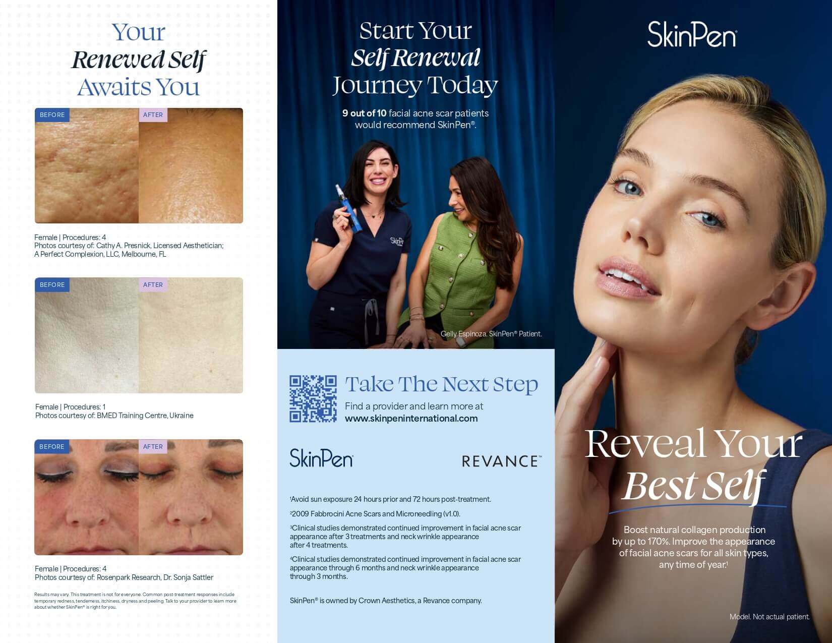 Cover page of the SkinPen Precision patient brochure